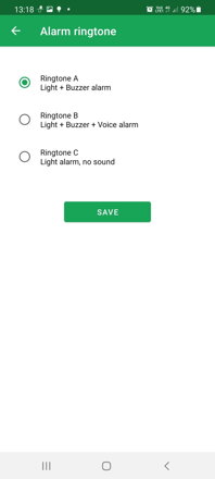 Alarm Ringtone Setting | DoseControl App