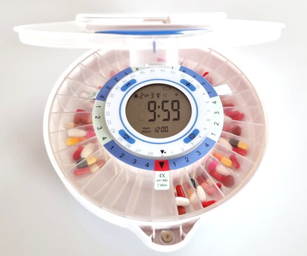 Smart WIFI pill box DoseControl | Matt open lid